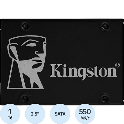 SSD накопитель Kingston 1.0Tb KC600 2.5 SKC600/1024G SATA3