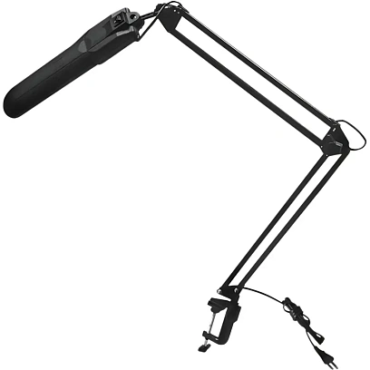 Светильник Трансвит Дельта на струбцине 2G7 11W с АПП МС черный