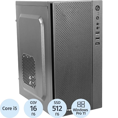 Системный блок BigTech PC (S5041)i5-12400/H610/16GB/512GB/W11P
