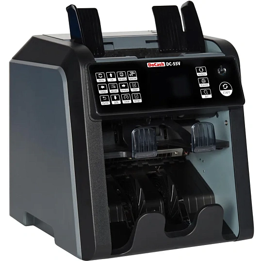 Счетчик банкнот двухкарманный DoCash DC-55V