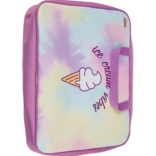 Папка для тетрадей  Enjoy А4 на молн с ручками,ткань,75мм,ПМД-4-20