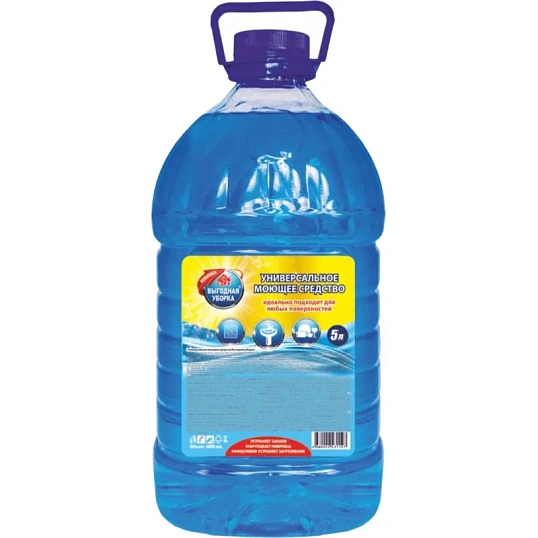 Универсальное чистящее средство ВЫГОДНАЯ УБОРКА 5л (РК) ПЭТ