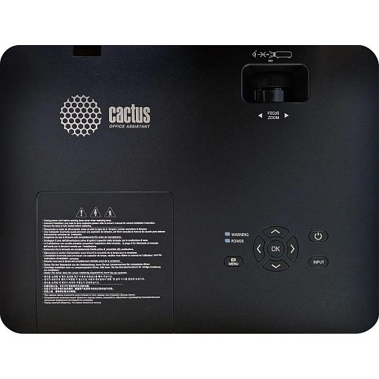 Проектор Cactus CS-S2.B 3LCD 40000Lm LS 4000Lm ANSI 15000:1 (10000час)