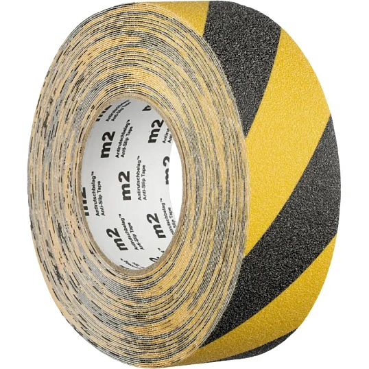 Лента противоскользящая 50мм х 18,3м желто-черная