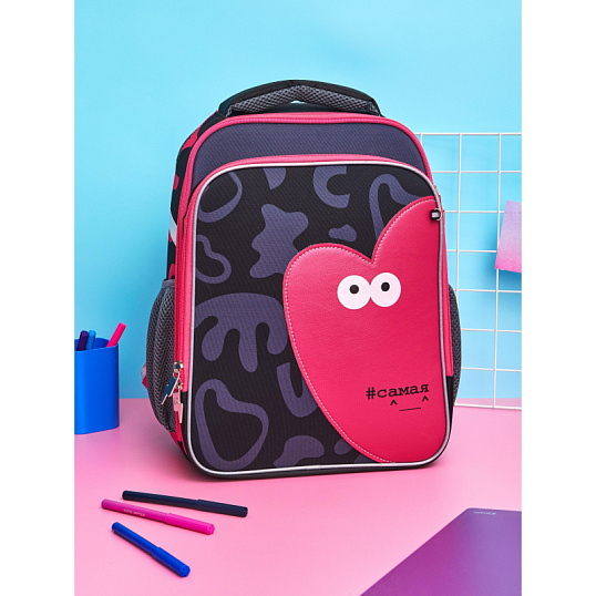 Ранец Комус Класс Stright Casual Самая , 2 отд, эргоном. Спинка