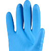 Перчатки КЩС нитриловые TOPFORT Профхим Нит К80 Щ50 цв.синий разм 11