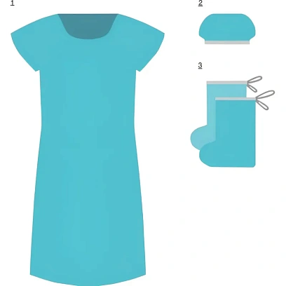 Комплект акушерский медицинский, стерил. КБР-15   Гекса