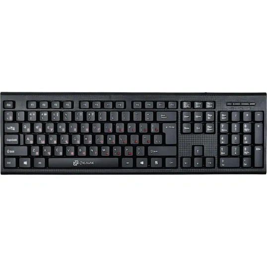Клавиатура Oklick 120M USB черная