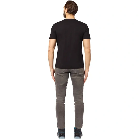 Футболка (160 г.) с кор.рукавом чрн.(M)