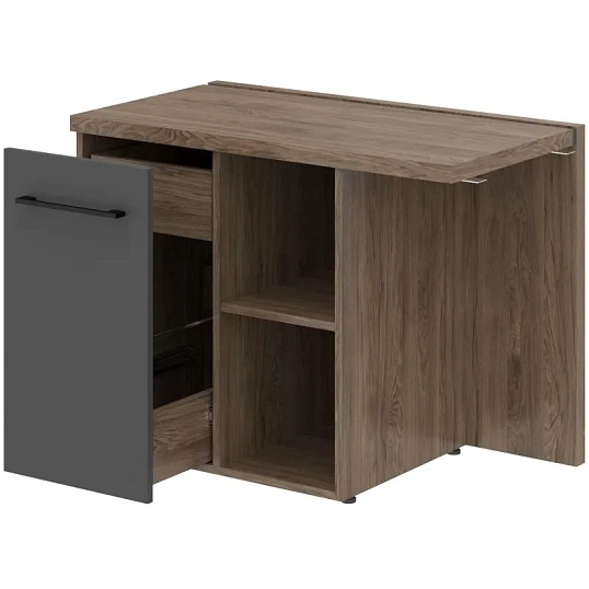 Тумба MORRIS TREND приставная MCRT1055(L) 1000х550х750 Антр./Кария Пальмира