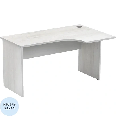 Стол Easy Business правый (438,009) сосна винтер/серый (549/030) Ш1400