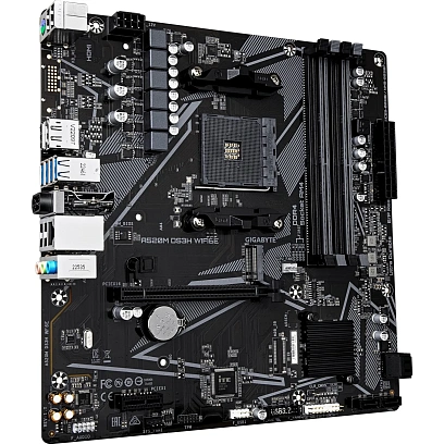 Материнская плата Gigabyte A520M DS3H WF6E A520, AM4, 4xDDR4 ATXL