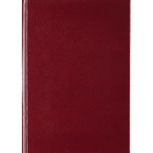 Ежедневник недатированный А5, Ideal бордовый 136л. 3-122/04 3-122/04
