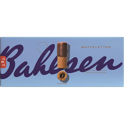 Вафельные трубочки Banlsen Waffeletten Milk в молочном шоколаде, 100г