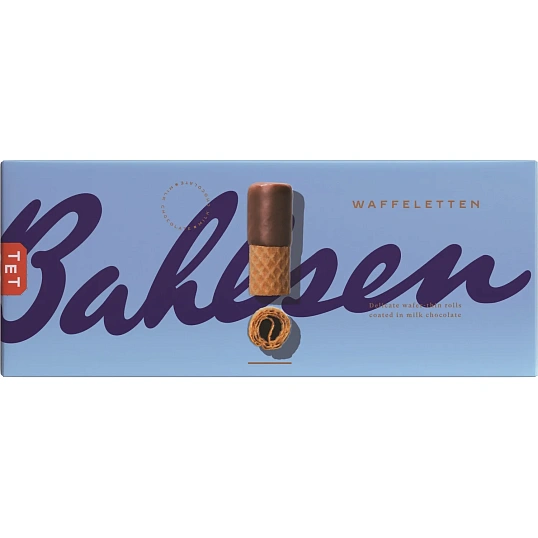 Вафельные трубочки Banlsen Waffeletten Milk в молочном шоколаде, 100г