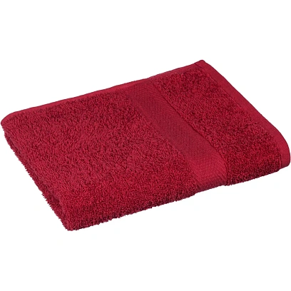 Набор полотенец махровых бордюр 440 г/м2, 70х140 малиновый, 5шт