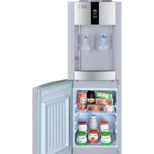 Кулер для воды напольный Ecotronic H1-LF White с холодильником