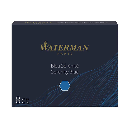 Картридж чернильный для перьевой ручки WATERMAN Cartridge Size Standard син