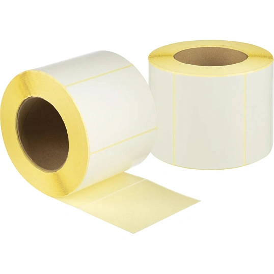 Термотрансферные этикетки ПГЛ 80х60, 1000 шт/рул, вт.76, 9 рул/уп