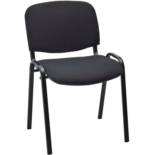 Стул FA_EChair Rio(ИЗО) черн, ткань черная С-11/ТК-1