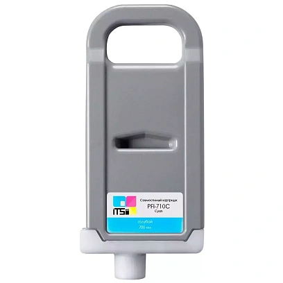 Картридж струйный ITSinks PFI-710C Совместимый (Cyan)