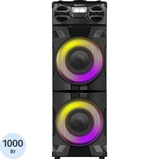 Акустическая система Sven PS-1900, 2x500Вт, TWS, FM/USB, LED-дисплей