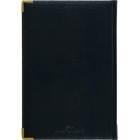 Ежедневник полудатированный кожа,синий,А5,145х216,208л, IMPERIUM 3-023/121
