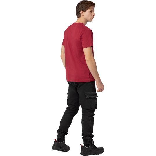 Футболка (160 г.) с кор.рукавом бордовый (XXXL)