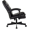 Кресло VB_EChair 668 PU P черный эко.кожа подст.для ног
