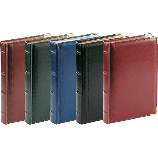 Ежедневник полудатированный А5+, 208л, BOSS бордовый 3-404/270