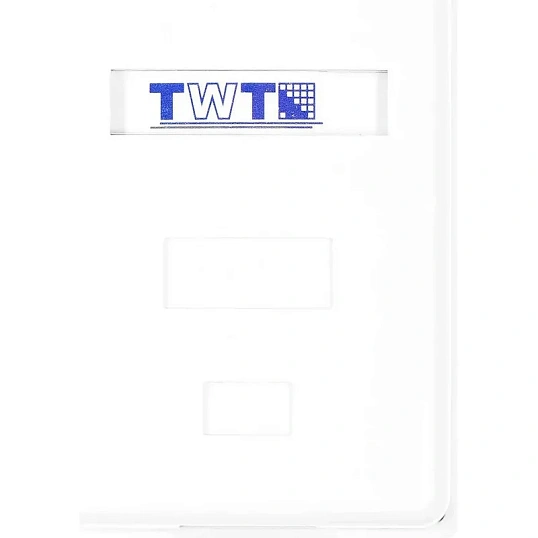 Розетка настенная TWT TWT-SM1-45-WH 1 порт RJ-45 кат. 5е, UTP, белая