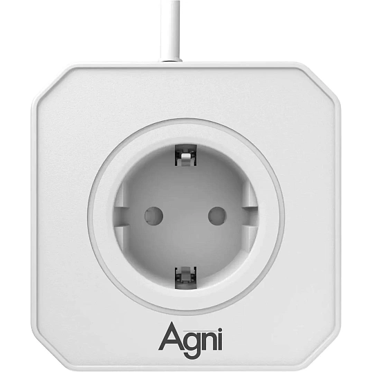 Сетевой фильтр AGNI 5р/2м,белый, 2USB +3Type-C 65(TP-VE5U5E-C-2m-white)