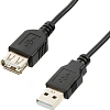 Удлинитель (OAVDC009) USB 2.0 AM/AF, 1.8м, чер