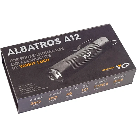 Фонарь ручной ЯРКИЙ ЛУЧ YLP Albatros A12