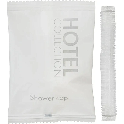 Шапочка для душа HOTEL COLLECTION саше, 500шт.