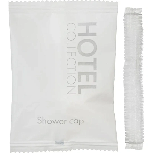 Шапочка для душа HOTEL COLLECTION саше, 500шт.