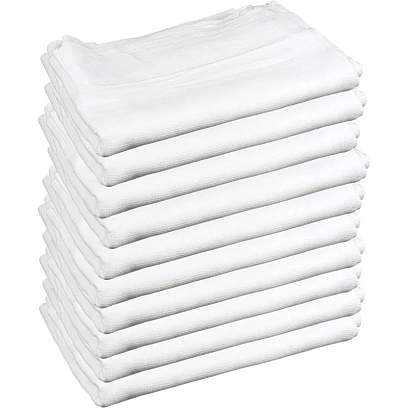 Полотенце вафельное отбеленное 45х70см 145г/м2 10 шт/уп