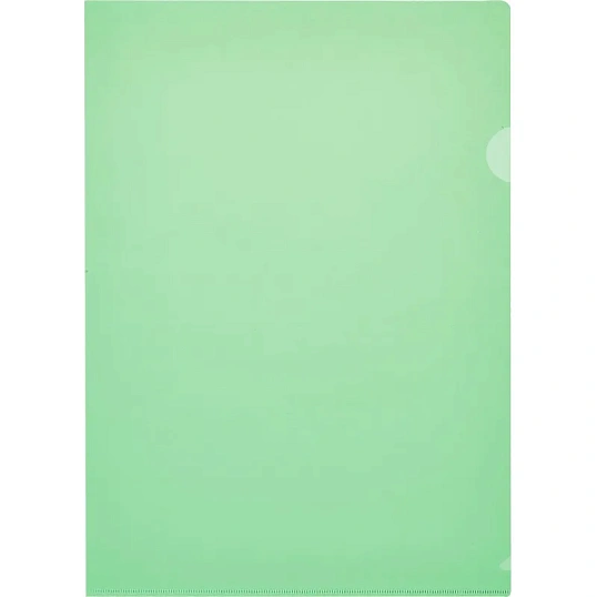 Папка уголок Attache Economy п/э цв. E-100/334T зеленая Россия 10 шт/уп