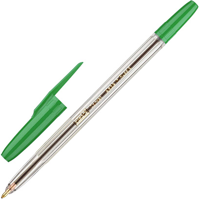 Ручка шариковая неавтомат. Attache Corvet зеленая, 0,7мм