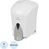 Дозатор для мыла-пены Luscan Professional 1000мл F6, бело-серый пластик