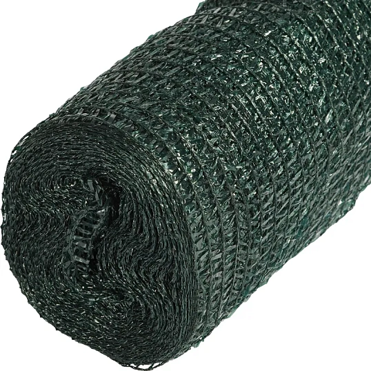 Сетка фасадная затеняющая 30-35% Темно-зеленый 2мx50м_7336