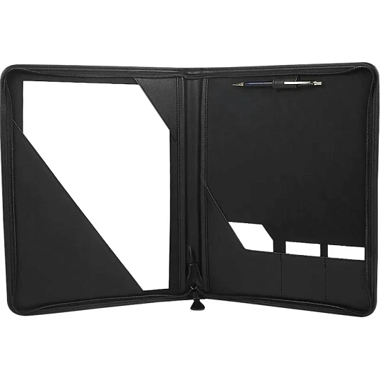 Папка деловая Выбор-2Мимп.винилискожа,черный,340x270 мм,мод.148и/чер