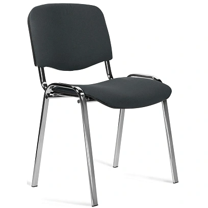 Стул БМФ Easy Chair Rio(ИЗО) хром, ткань серая С73